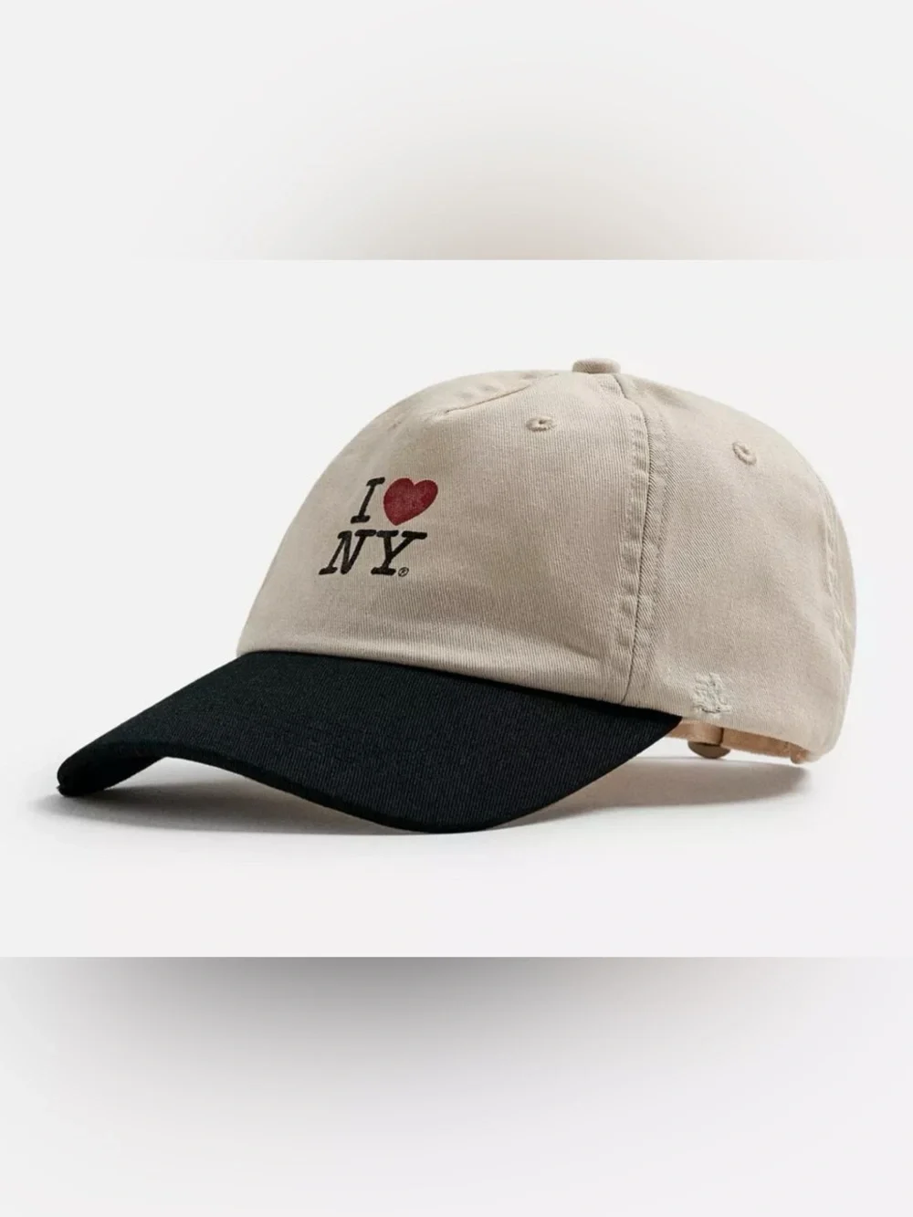 ❤️NYC❤️ ZARA x NYC Hat Distressed I Love NYC Hat Dad Hat I ❤️ NYC Hat NWT